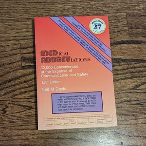 | Medical Abbreviations |